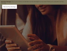 Tablet Screenshot of newcarsplusadvantage.rewardgateway.com.au